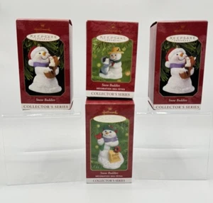 Lot Of 4 Hallmark Snow Buddies Keepsake  Ornaments  New!! - Picture 1 of 5