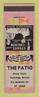 Matchbook Cover - The Patio ST Louis MO restaurant