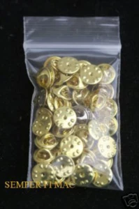 25 SOMBRERO DE METAL PLATEADO PINES TRASEROS DISNEY RATÓN PINES MARIPOSA EMBRAGUE TACS BOTONES - Imagen 1 de 12