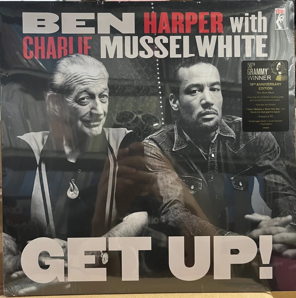 Get Up! by Ben Harper, Charlie Musselwhite (Record, 2023) SEALED Shelfwear* - Image 1 of 1