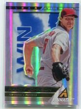2013 Pinnacle Clear Vision Pitching Win 22 Randy Johnson