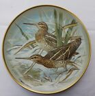 Franklin Porcelain Collectible Plate Gamebirds of the World Common Snipe 1979