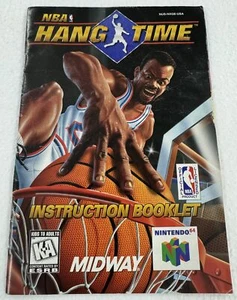 NBA Hang Time (Nintendo 64, 1997) Instruction Booklet ONLY - Picture 1 of 2