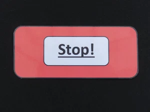 "Tarjeta de ayuda/guía ""STOP"" ayuda visual, TDAH, autismo, aula y ayuda conductual" - Imagen 1 de 1