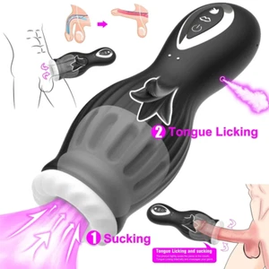 For Men Male Automatic Mastubator Pussy Blowjob Sucking Vibrator Cup Strong Toy - Picture 1 of 14