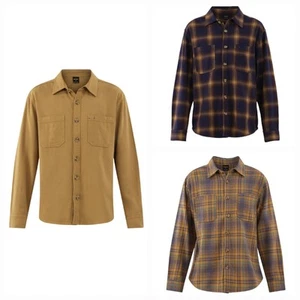 Brahma Men's Pick Color Work Flannel Relaxed Fit Long Sleeve Button Shirts: M-XL - Picture 1 of 15