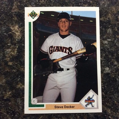 1991 Upper Deck - Star Rookie Steve Decker #25 (RC) - Image 1 of 2