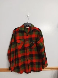 Camisa De Colección Franela A Prueba de Escarcha 70% Lana 30% Nylon Talla 15 - Imagen 1 de 7