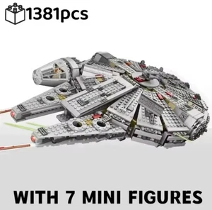 Star Wars Millennium Falcon Building Blocks (1381 Pieces) - Picture 1 of 4
