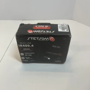 Stetsom IR400.4 2 Ohm 400 W Kompaktverstärker 4 Kanal BRANDNEU IN BOX - Bild 1 von 5