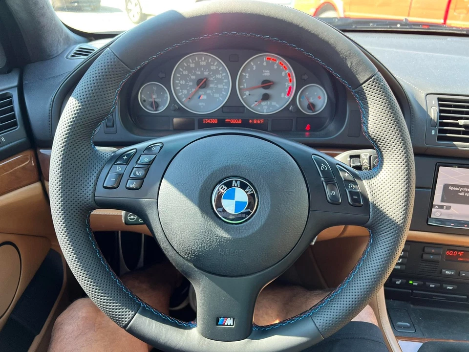 BMW E39 M5 Steering Wheel refinished nappa oem factory 525i 530i 540i - Image 1 of 1