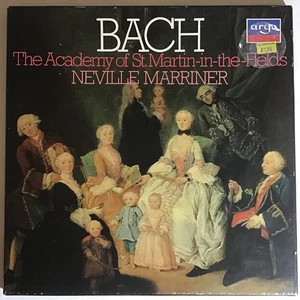 MARRINER Bach N/Mint 1970s UK Argo 3LP Box Nice Set - Picture 1 of 2