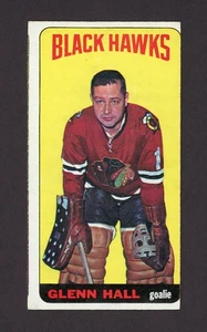 1964-65 TOPPS TALLBOYS #12 GLENN HALL 27492 - Picture 1 of 2