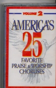 AMERICA'S 25 FAVORITE LOBE & ANBETUNG CHÖRE VOL 2, 1994, AUF KASSETTE, NEU - Bild 1 von 2