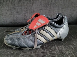 Vintage 2002 Adidas Predator Mania Fifa Gunmetal Grey Football Boots - UK 9 - Picture 1 of 18