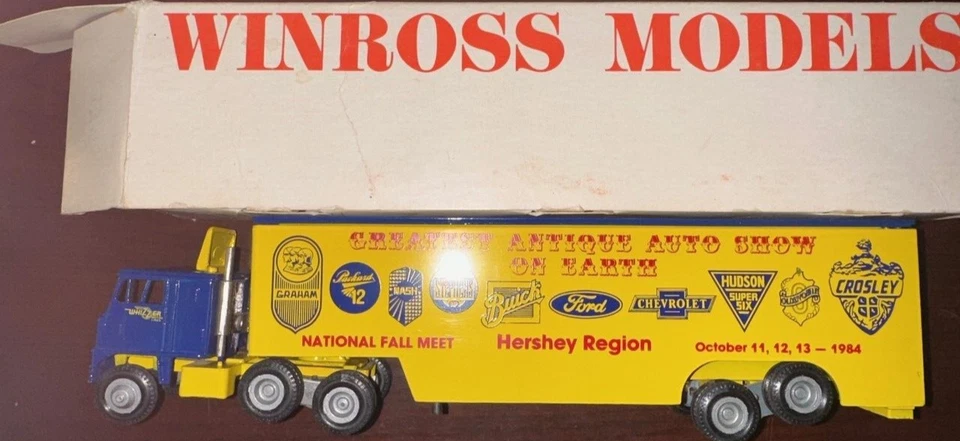 Winross 1984 Whizzer Motor Lines ACAA Fall Meet Semi Truck and Trailer RARE #269 - Image 1 of 1