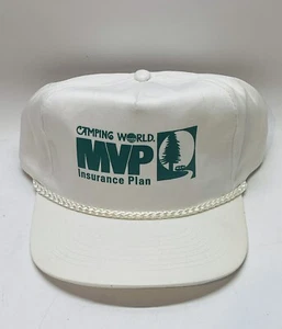 Vintage Camping World Snapback Hat Rope Brim Very Nice - Picture 1 of 4