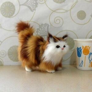 Lovely Simulation Stuffed Plush Soft Cat Toys Cute Gift Home Decoration Toy New 