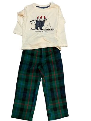 Conjunto de pijama de Navidad Old Navy nuevo con etiquetas para niños talla XS 5 gnomos Foto 1 de 3
