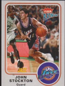 2002/03 fleer platinium # 31 john stockton - Picture 1 of 2