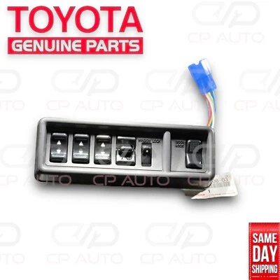 81 - 87 TOYOTA LAND CRUISER FJ60 BJ60 HJ60 ГЛАВНЫЙ ВЫКЛЮЧАТЕЛЬ СТЕКЛОПОДЪЕМНИКА OEM НОВЫЙ - Изображение 1 из 4