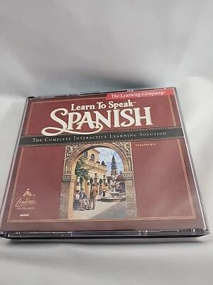 Learn To Speak Spanish Interactive Learning Solution Version 8.0 ROM 4 CD Set - Image 1 of 4