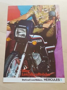 Folleto publicitario Hercules Oldtimer KKR LKR bicicleta ligera Ultra 80 AC Chopper excelente - Imagen 1 de 3