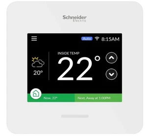 Schneider Electric Wiser Air Smart Thermostat Wi-Fi Programmable - Picture 1 of 5