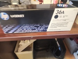HP 36A LaserJet Toner Cartridge - Black (CB436A) - Zdjęcie 1 z 10
