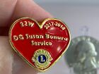 Lions Club Heart S Bonura Service 22W 2017-18 Vintage Tack Pin T-3387