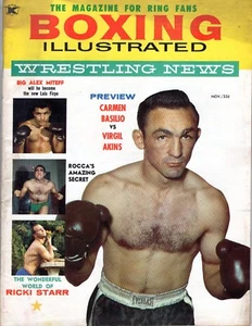 BOXEO ILUSTRADO Y NOTICIAS DE LUCHA #1 Noviembre 1958 1er NÚMERO Revista Vintage - Imagen 1 de 1