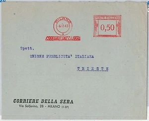 63326 - ITALIA - HISTORIA POSTAL - MATASELLOS MECÁNICOS ROJOS 1943 - Periodismo - Imagen 1 de 1