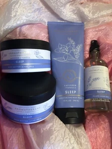 Bath & Body Works Aromatherapie Schlaf Lavendel & Vanille Körperbutter Nebel Waschen - Bild 1 von 4