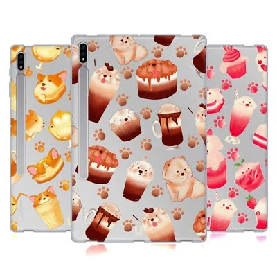 FUNDA HEAD CASE DESIGNS KAWAII CACHORROS Y DULCES GEL SUAVE PARA TABLETS SAMSUNG 1 Foto 1 de 4