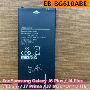 EB-BG610ABE 3300mAh Battery For Galaxy J7 Prime On7 J6 Plus J6+ J610F J4 Plus - Photo 1 sur 2