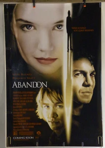 Abandon Original Double 2-Sided Movie Poster Katie Holmes Benjamin Bratt 2002 - Picture 1 of 8