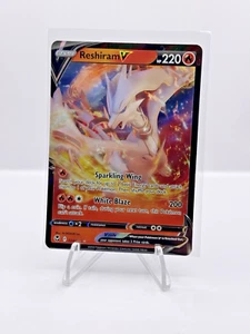 Reshiram V 024/195 Swsh12: Sword & Shield - Silver Tempest Holo - Picture 1 of 2