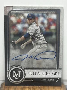 2019 Topps Museum Collection - Archival Autographs #AA-JDE Jacob deGrom /199 - Picture 1 of 2