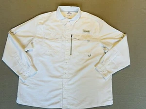 Realtree Men's Fishing Shirt 2XL Long Sleeve Casual Button Down Vented UPF 40 - Picture 1 of 8