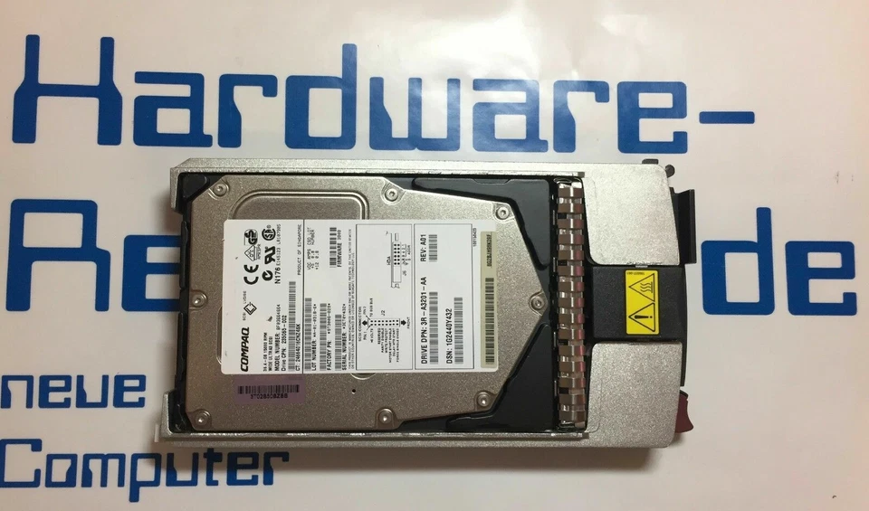 HP Frame 36GB 15k Ultra3 SCSI 160MB/S BF03664664 233350-001 3,5 " HDD - Immagine 1 di 1