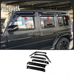 For Benz G-Class 2019-24 Black Window Visor Vent Shade Deflector Guard Sun/Rain - Picture 1 of 8