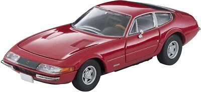 Tommy Tech Tomica Limited Vintage 1/64 TLV Ferrari 365 GTB4 red finished pr - Image 1 of 4