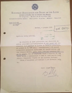Lettera firmata da Livio Robbia - Picture 1 of 1