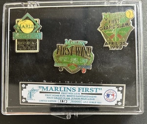 FLORIDA MARLINS Marlins First Inaugural 3 Pin Set NEW in Case #D/5000 IN BOX - Picture 1 of 6