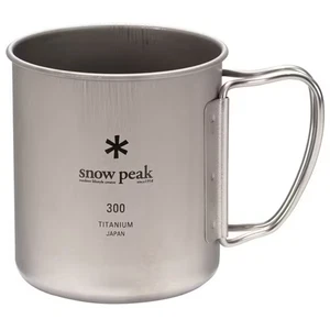 SNOW PEAKk Titanium single Wall 300 Mug Japan Brand New MG-142 - Picture 1 of 12
