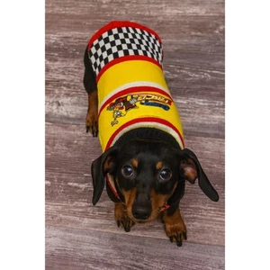 Nickelodeon Spongebob Squarepants Sponge Racer Dog Sweater Size Large - Picture 1 of 11
