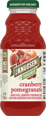 Jugo de granada de arándano orgánico 8 fl oz - Paquete de 12 para beneficios para la salud Foto 1 de 4