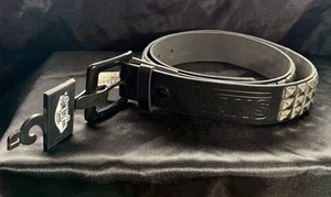 VINTAGE VANS PYRAMID STUD BELT PUNK STUDDED LARGE - Picture 1 of 11
