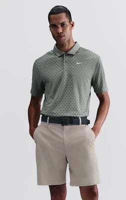 Nike Tour Men's Dri-FIT Victory + Golf Polo HM5639 364 Various Sizes Clay Green - Image 1 of 4