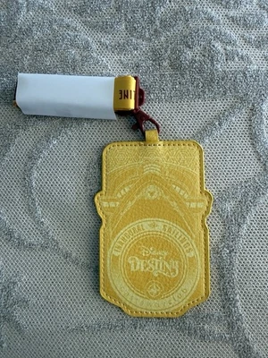 Cordones de vela inaugurales dorados Disney Cruise Line Destiny NUEVO Foto 1 de 2